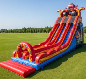 T8-9164 Blaze Monster Inflatable Slide