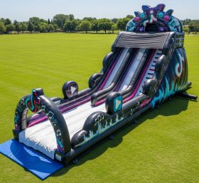 T8-9189 Tiktok Inflatable Slide