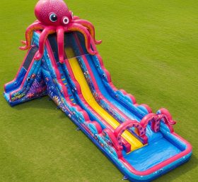 T8-9212 Octopus Ocean Inflatable Water Slide