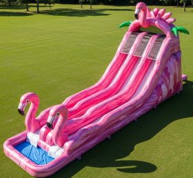 T8-9219 Flamingo Inflatable Water Slide