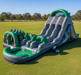 T8-9225 Godzilla Inflatable Water Slide