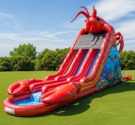 T8-9226 Lobsters Inflatable Water Slide
