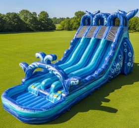 T8-9256 Ocean Wave Inflatable Water Slide