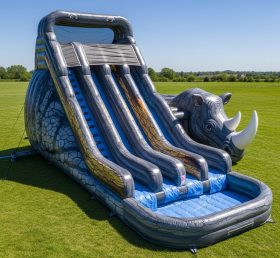 T8-9264 Rhino Inflatable Water Slide