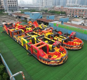 CR2-16 Blaze Monster Theme Challenging Run Giant Inflatable Obstacle Courses