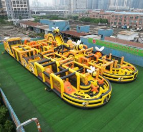 CR2-176 Bee Theme Challenging Run Giant Inflatable Obstacle Courses