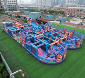 CR2-180 Butterfly Theme Challenging Run Giant Inflatable Obstacle Courses