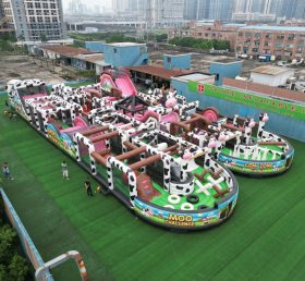 CR2-185 Cow Theme Challenging Run Giant Inflatable Obstacle Courses