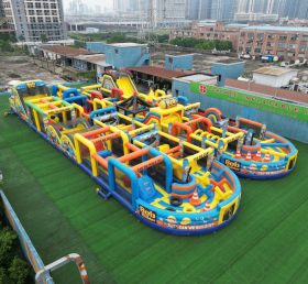 CR2-20 Bob the Builder Theme Challenging Run Giant Inflatable Obstacle Courses
