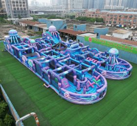 CR2-201 Jellyfish Theme Challenging Run Giant Inflatable Obstacle Courses