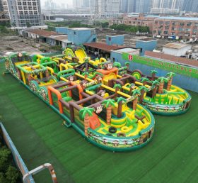 CR2-213 Monkey Theme Challenging Run Giant Inflatable Obstacle Courses