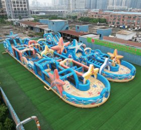 CR2-238 Starfish Theme Challenging Run Giant Inflatable Obstacle Courses