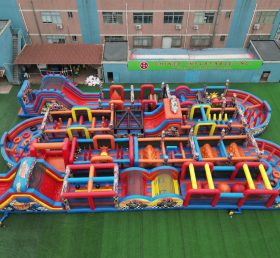 CR2-271 Blaze Monster Theme Challenging Run Giant Inflatable Obstacle Courses