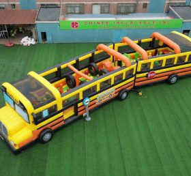 CR2-276 Bus Theme Challenging Run Giant Inflatable Obstacle Courses