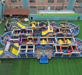 CR2-282 Castle Kingdom Theme Challenging Run Giant Inflatable Obstacle Courses