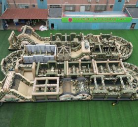CR2-313 Military Style Theme Challenging Run Giant Inflatable Obstacle Courses