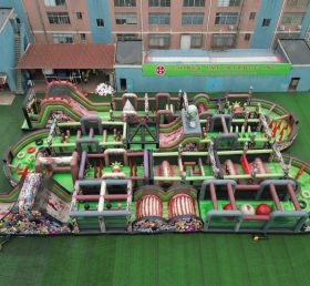 CR2-341 Zombie Theme Challenging Run Giant Inflatable Obstacle Courses