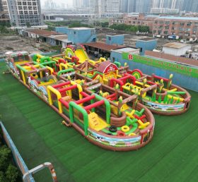 CR2-35 Farm Theme Challenging Run Giant Inflatable Obstacle Courses