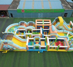 CR2-353 Timmy Time Theme Challenging Run Giant Inflatable Obstacle Courses