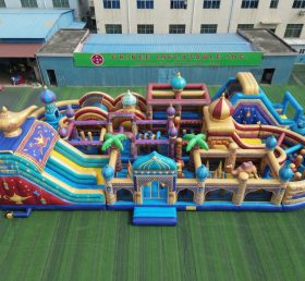 CR2-354 Aladdin Theme Challenging Run Giant Inflatable Obstacle Courses