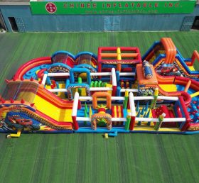 CR2-363 Blaze Monster Theme Challenging Run Giant Inflatable Obstacle Courses