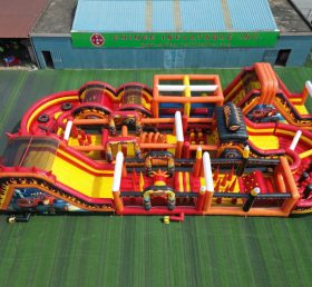 CR2-364 Blaze Monster Theme Challenging Run Giant Inflatable Obstacle Courses