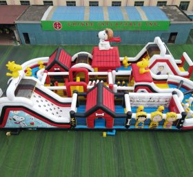 CR2-436 Snoopy Theme Challenging Run Giant Inflatable Obstacle Courses