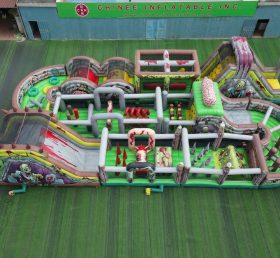 CR2-465 Zombie Theme Challenging Run Giant Inflatable Obstacle Courses