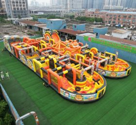 CR2-47 Garfield Theme Challenging Run Giant Inflatable Obstacle Courses