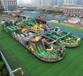 CR2-55 King Kong Theme Challenging Run Giant Inflatable Obstacle Courses