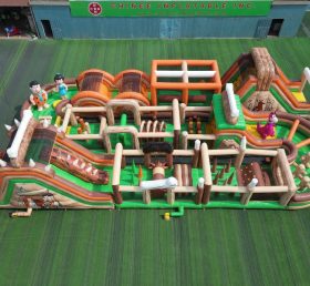 CR2-001 The Flintstones Theme Challenging Run Giant Obstacle Courses