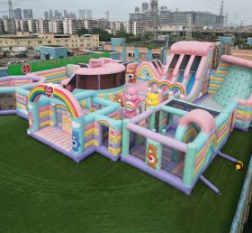 GF3-122 Care Bears Theme Inflatable Park