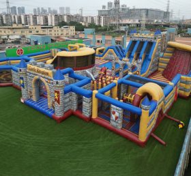 GF3-124 Castle Kingdom Theme Inflatable Park
