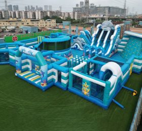 GF3-136 Dolphin Theme Inflatable Park