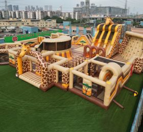 GF3-157 Giraffe Theme Inflatable Park