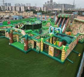 GF3-170 Jungle Theme Inflatable Park