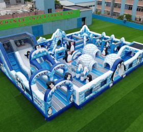 GF3-376 Penguin Theme Inflatable Park