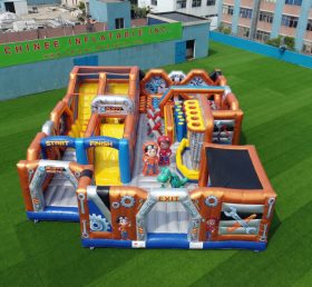 GF3-394 Rusty Rivets Theme Inflatable Park