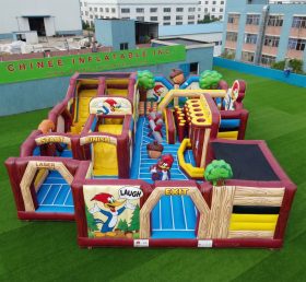 GF3-444 Woody Woodpecker Theme Inflatable Park