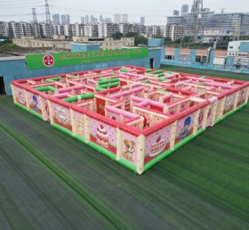 MAZE1-147 Strawberry Shortcake Theme Inflatable Maze