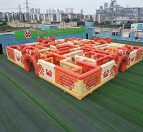MAZE1-36 Crab Theme Inflatable Maze