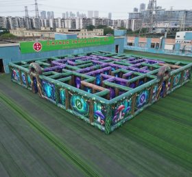 MAZE1-86 Magic Forest Theme Inflatable Maze