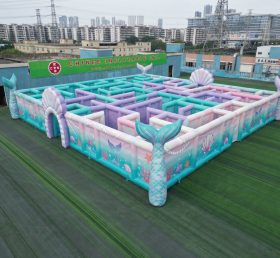 MAZE1-89 Mermaid Theme Inflatable Maze