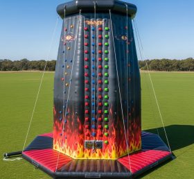 T11-4152 Blaze Monster Theme Inflatable Climbing Wall