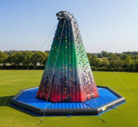 T11-4212 Godzilla Theme Inflatable Climbing Wall