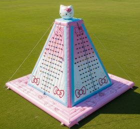 T11-4222 Hello Kitty Theme Inflatable Climbing Wall