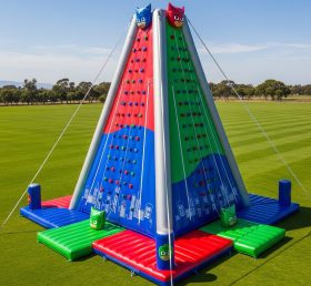 T11-4333 PJ Masks Theme Inflatable Climbing Wall