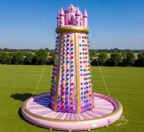 T11-4347 Princess Parties Theme Inflatable Climbing Wall