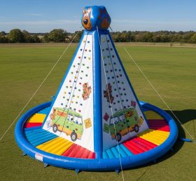 T11-4357 Scooby-Doo Theme Inflatable Climbing Wall