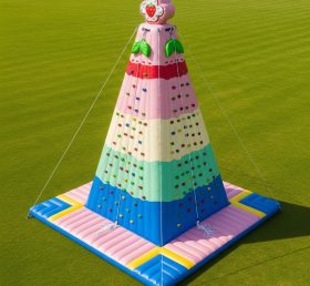 T11-4392 Strawberry Shortcake Theme Inflatable Climbing Wall